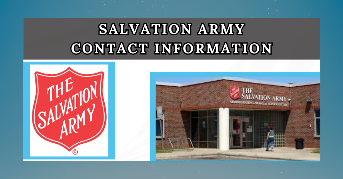 Salvation Army Contact  | Complete Information and Services