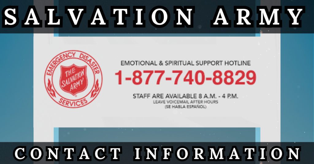 salvation army contact